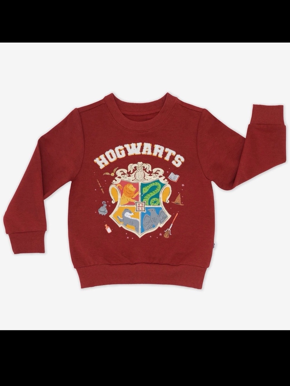 Little Sleepies 3T Harry Potter Hogwarts crewneck sweatshirt bamboo